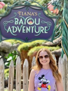 Tiana's Bayou Adventure sign